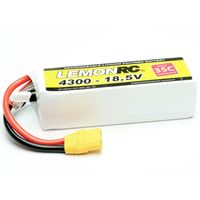 LemonRC LiPo accupack 18.5 V 4300 mAh Aantal cellen: 5 35 C Softcase XT90 LemonRC LiPo accupack 18.5 V 4300 mAh Aantal cellen: 5 35 C Softcase XT90