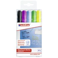 Edding e-90 glasboard set 5stuks