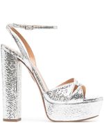 Aquazzura sandales Sinner Plateau 140 mm à plateforme - Argent