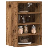 Hangkast Riga 40x29,5x60 cm bewerkt hout oud houtkleurig