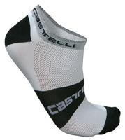 Castelli fietssokken Lowboy sock wit 7069-001 S-M