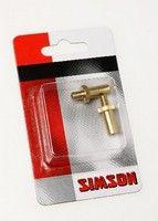 Simson Verloopnippels frans/dunlop goud 2 stuks