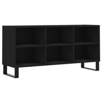 vidaXL Tv-meubel 103,5x30x50 cm bewerkt hout zwart