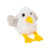 Pluche kleine zeemeeuw knuffel van 13 cm