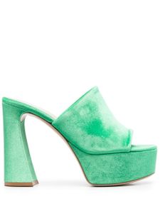 Gianvito Rossi mules Holly 70 mm - Vert