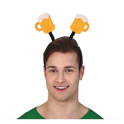 Oktoberfest/bierfeest verkleed diadeem/haarband - bierpullen - voor volwassenen