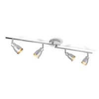 Home sweet home alba 4L LED opbouwspot ↔ 81 cm aluminium