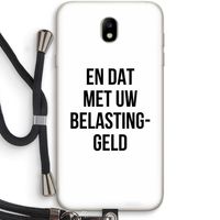 Belastinggeld: Samsung Galaxy J7 (2017) Transparant Hoesje met koord
