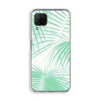 Palmbladeren: Huawei P40 Lite Transparant Hoesje Palmbladeren: Huawei P40 Lite Transparant Hoesje