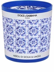 Dolce & Gabbana bougie parfumée Blu Mediterraneo (250g) - Bleu