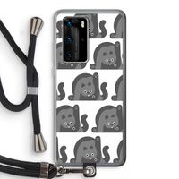 Cats: Huawei P40 Pro Transparant Hoesje met koord