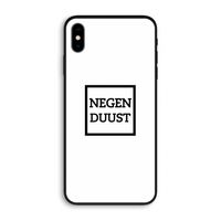 Negenduust vierkant: iPhone XS Max Biologisch afbreekbaar hoesje