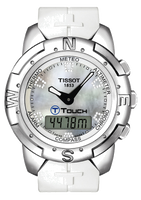 Horlogeband Tissot T33785888A / T610020042 Silicoon Wit 20mm