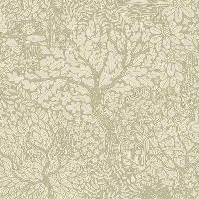 Dutch Wallcoverings Hjärterum - Olle - Groen