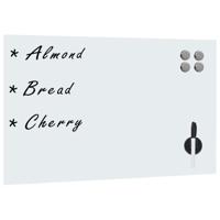VidaXL Magneetbord wandmontage 50x30 cm glas