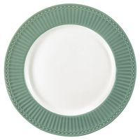 GreenGate Dinerbord Alice Dusty groen Ø 26.5 cm - thumbnail