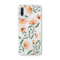Peachy flowers: Samsung Galaxy A70 Transparant Hoesje Peachy flowers: Samsung Galaxy A70 Transparant Hoesje