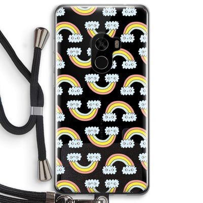 Regenboog: Xiaomi Mi Mix 2 Transparant Hoesje met koord
