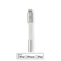 Nedis Lightning-Adapter | Apple Lightning 8- Pins naar 3,5 mm Female | 0.15 m | Aluminium | 1 stuks - CCTB39950AL015 CCTB39950AL015