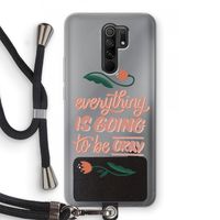Optimistic flower girl: Xiaomi Redmi 9 Transparant Hoesje met koord