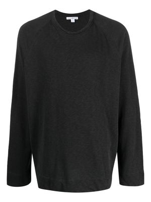 James Perse sweat en coton à manches raglan - Gris