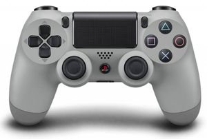 PS4 Sony Wireless Dualshock 4 Controller 20th Anniversary Edition (Gray)