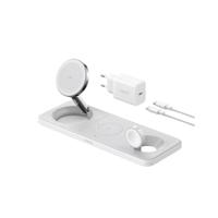 Anker MagGo Magnetic Wireless Charger 15W 3-in-1 Pad EU Plug Oplader Wit