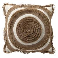 Dutch Decor Lei kussenhoes 45x45 cm - Natural