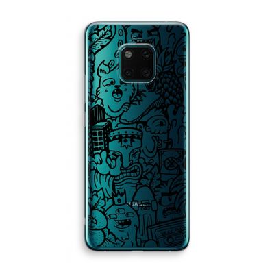 Vexx Black Mixtape: Huawei Mate 20 Pro Transparant Hoesje