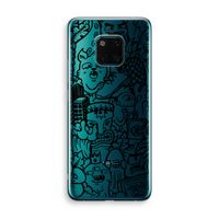 Vexx Black Mixtape: Huawei Mate 20 Pro Transparant Hoesje Vexx Black Mixtape: Huawei Mate 20 Pro Transparant Hoesje