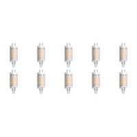 LED Lampen Set van 10 met R7S Fitting - 7W - 3000K Warm Wit