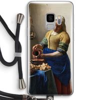 The Milkmaid: Samsung Galaxy S9 Transparant Hoesje met koord