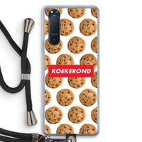 Koekerond: Sony Xperia 5 II Transparant Hoesje met koord Koekerond: Sony Xperia 5 II Transparant Hoesje met koord