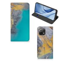 Xiaomi 11 Lite NE 5G | Mi 11 Lite | Standcase | Marble Blue Gold