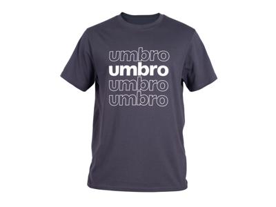 UMBRO Heren T-shirt (Antraciet, L)