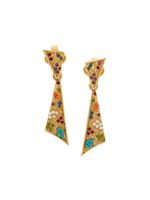 Susan Caplan Vintage 1980s Vintage D'Orlan Colourful Drop Earrings - thumbnail