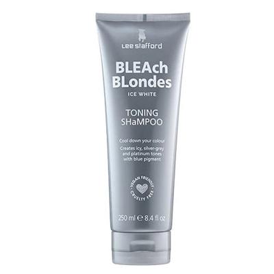 Lee Stafford Bleach Blondes Ice White Toning Shampoo 250ml