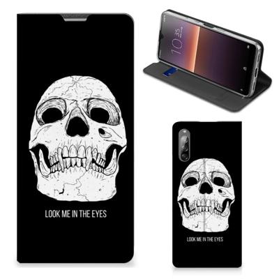 Mobiel BookCase Sony Xperia L4 Skull Eyes Mobiel BookCase Sony Xperia L4 Skull Eyes