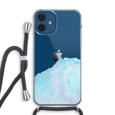 Fantasie pastel: iPhone 12 mini Transparant Hoesje met koord