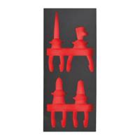 Milwaukee Empty 4 pc VDE Pliers Set 2 Foam Insert Lege Foam Inlay tangen VDE set (4-delig) - 4932493675
