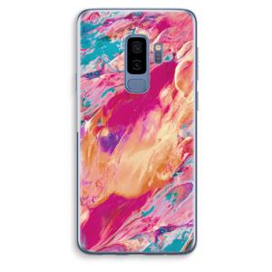 Pastel Echoes: Samsung Galaxy S9 Plus Transparant Hoesje