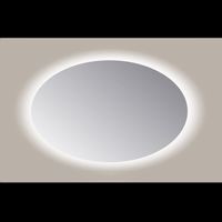 Spiegel Ovaal Sanicare Q-Mirrors 70x100 cm PP Geslepen LED Warm White Met Sensor - thumbnail