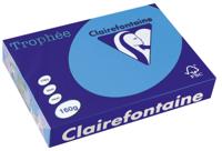 Clairefontaine Trophée Intens, gekleurd papier, A4, 160 g, 250 vel, koningsblauw