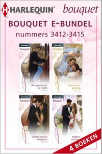 Bouquet e-bundel nummers 3412-3415 (4-in-1) - Kate Hewitt, Cara Colter, Tina Duncan, Helen Brooks - ebook