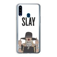 Slay All Day: Samsung Galaxy A20s Transparant Hoesje