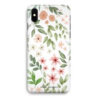 Botanical sweet flower heaven: iPhone X Volledig Geprint Hoesje