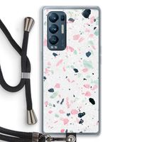 Terrazzo N°3: Oppo Find X3 Neo Transparant Hoesje met koord