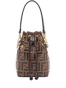 FENDI mini sac seau Mon Tresor - Marron