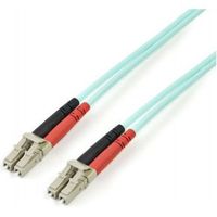 StarTech.com 2m 10Gb Aqua Multimode 50/125 Duplex Halogeenvrije Glasvezel Netwerkkabel LC-LC