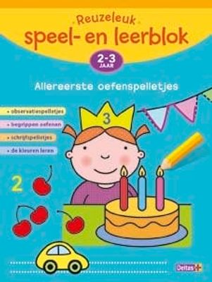 Reuzeleuk speel- en leerblok alereerste oefenspelletjes (2-3 jaar)
